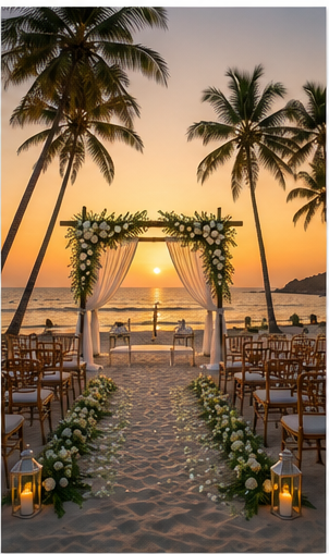 Destination wedding in Goa