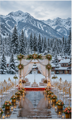 Destination wedding in Manali