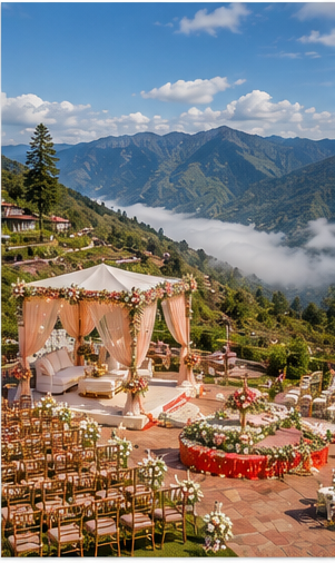 Destination wedding in Mussoorie